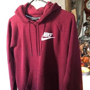 Nike women Maroon Hoodie